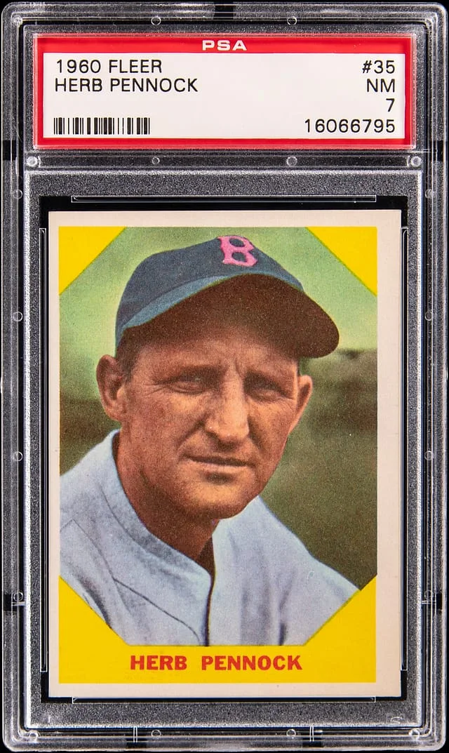 1960 Fleer Herb Pennock #35 card image