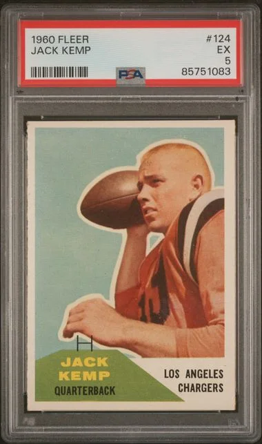 1960 Fleer Jack Kemp #124 card image