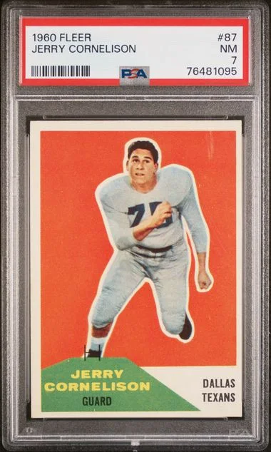 1960 Fleer Jerry Cornelison #87 card image