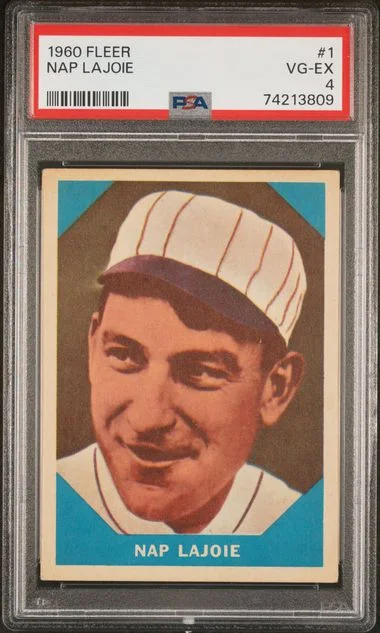 1960 Fleer Nap Lajoie #1 card image