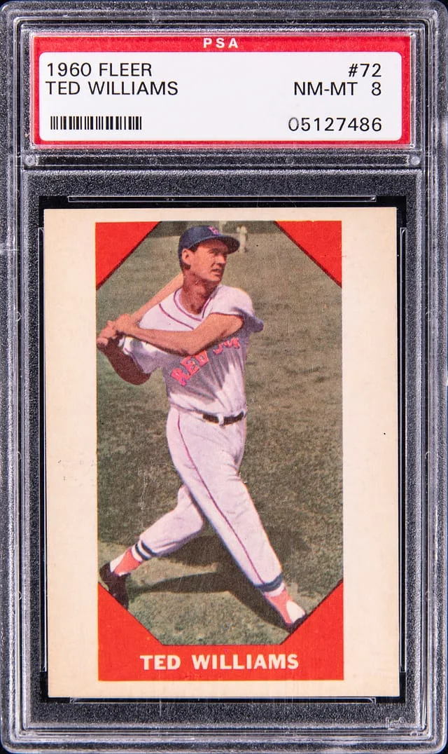 1960 Fleer Ted Williams #72 card image