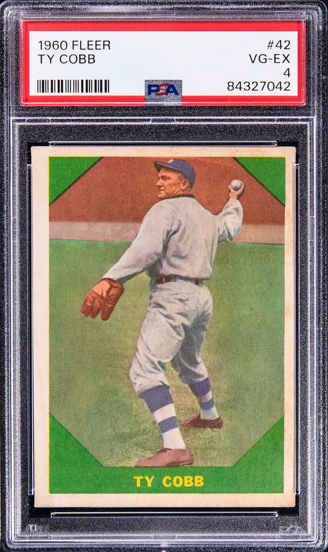 1960 Fleer Ty Cobb #42 card image
