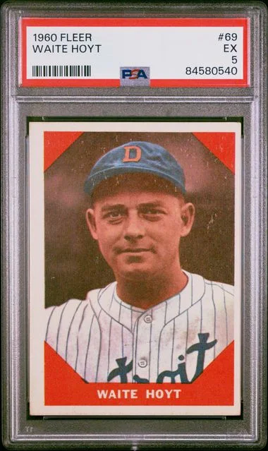 1960 Fleer Waite Hoyt #69 card image