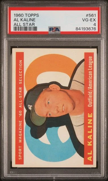 1960 Topps AL Kaline All Star #561 card image