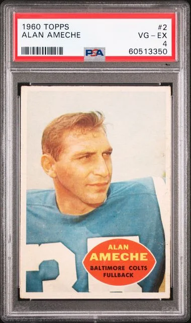 1960 Topps Alan Ameche #2 card image