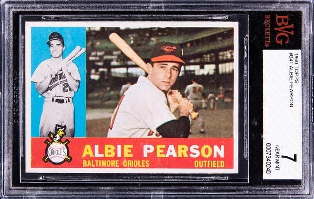 1960 Topps Albie Pearson #241 card image