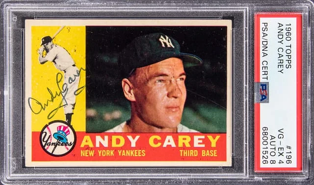 1960 Topps Andy Carey #196 card image