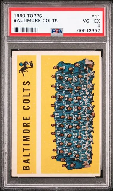 1960 Topps Baltimore Colts #11 card image