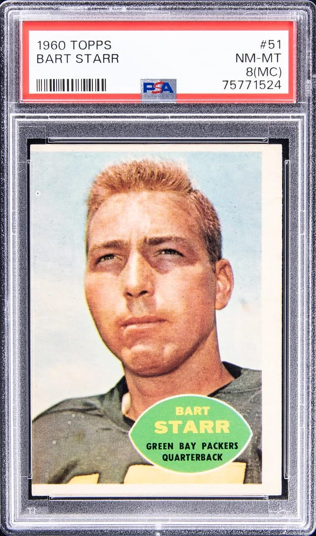 1960 Topps Bart Starr #51 card image