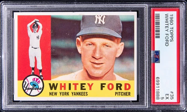 1960 Topps Baseball Whitey Ford #35 card image