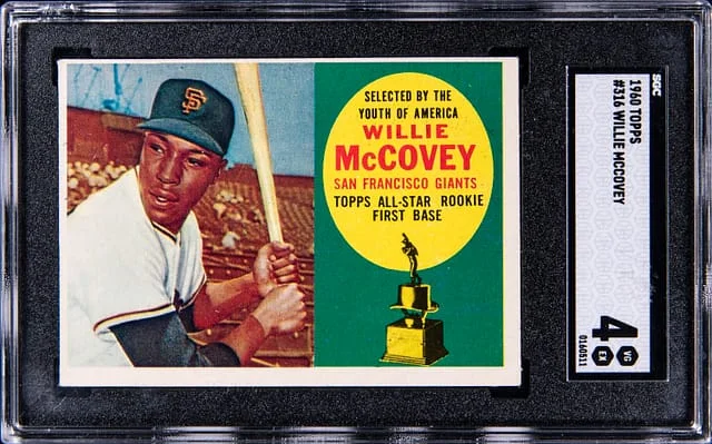 1960 Topps Baseball Willie McCovey #316 card image