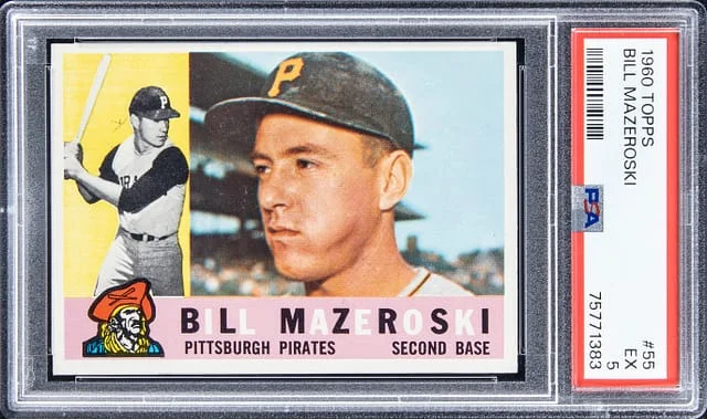1960 Topps Bill Mazeroski #55 card image