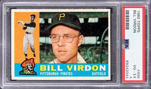1960 Topps Bill Virdon #496 card image