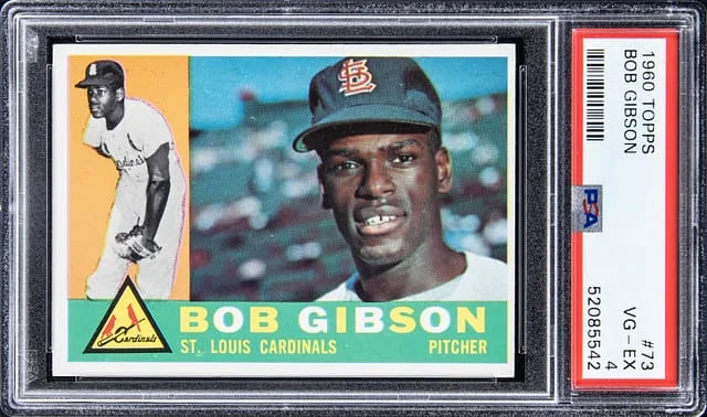 1960 Topps Bob Gibson #73 card image