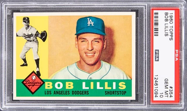 1960 Topps Bob Lillis #354 card image