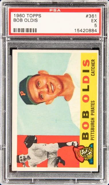 1960 Topps Bob Oldis #361 card image