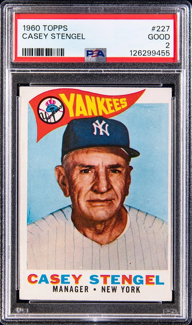 1960 Topps Casey Stengel #227 card image