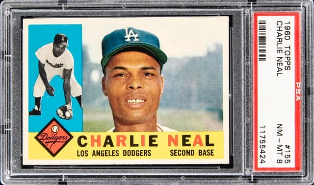 1960 Topps Charlie Neal #155 card image