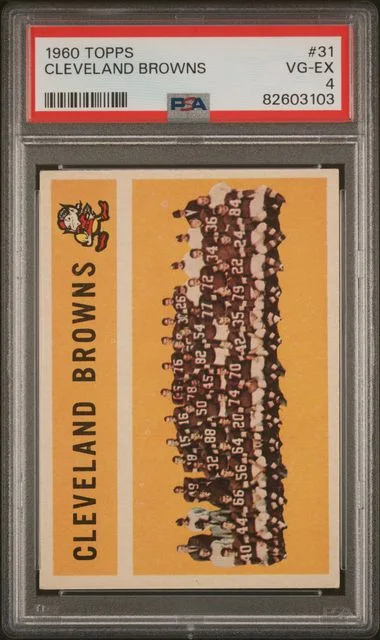 1960 Topps Cleveland Browns #31 card image