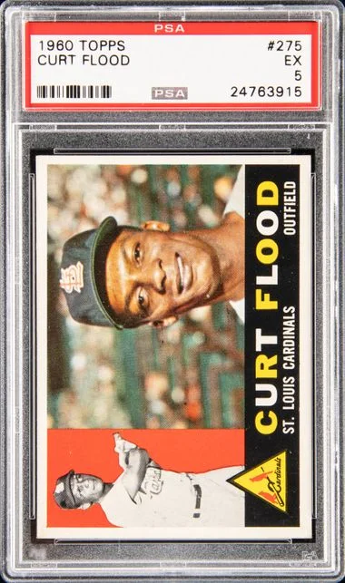 1960 Topps Curt Flood #275 card image