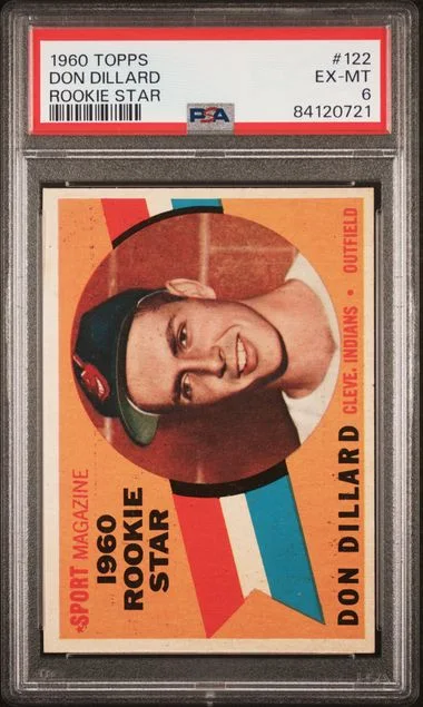 1960 Topps Don Dillard #122 card image
