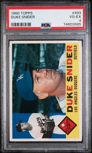 1960 Topps Duke Snider #493 card image