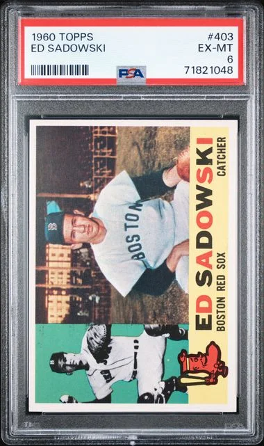 1960 Topps Ed Sadowski #403 card image