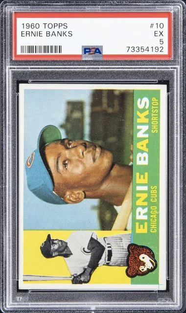 1960 Topps Ernie Banks #10 card image