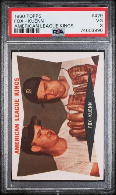 1960 Topps Fox - Kuenn American League Kings #429 card image