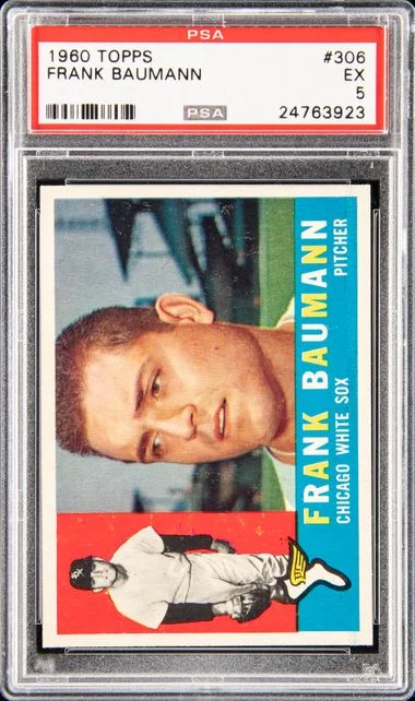 1960 Topps Frank Baumann #306 card image
