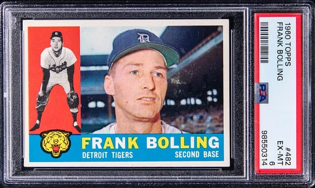 1960 Topps Frank Bolling #482 card image
