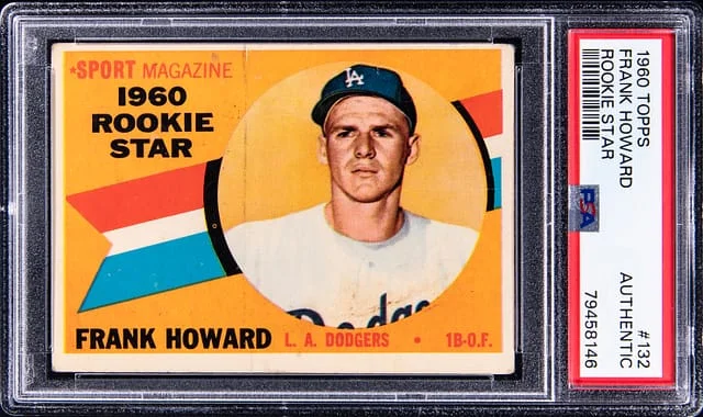 1960 Topps Frank Howard Star #132 card image