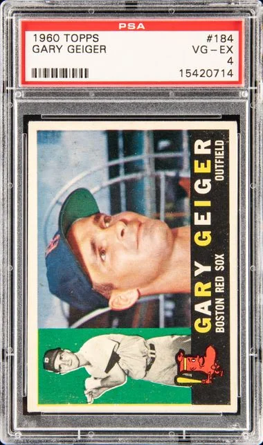 1960 Topps Gary Geiger #184 card image