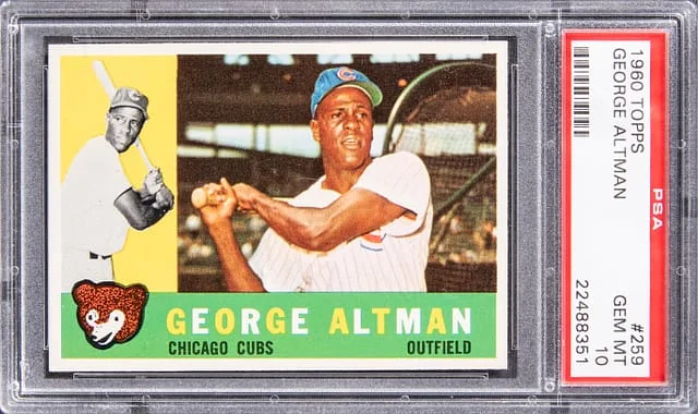 1960 Topps George Altman #259 card image