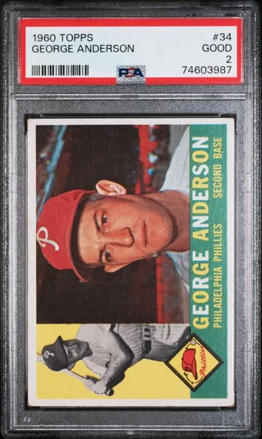 1960 Topps George Anderson #34 card image