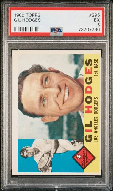 1960 Topps Gil Hodges #295 card image