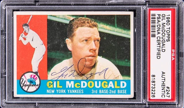 1960 Topps Gil McDougald #347 card image