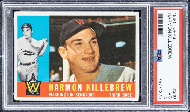1960 Topps Harmon Killebrew #210 card image