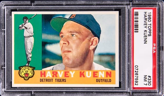 1960 Topps Harvey Kuenn #330 card image