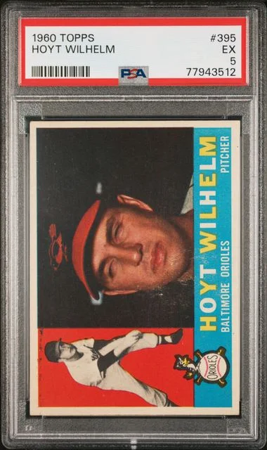1960 Topps Hoyt Wilhelm #395 card image