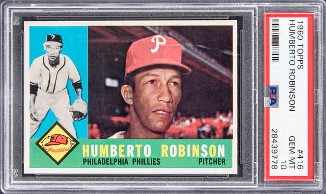 1960 Topps Humberto Robinson #416 card image
