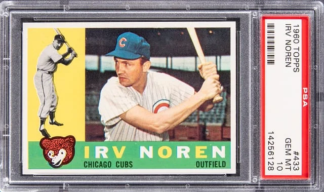 1960 Topps Irv Noren #433 card image