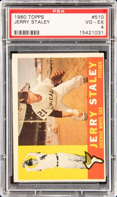 1960 Topps Jerry Staley #510 card image