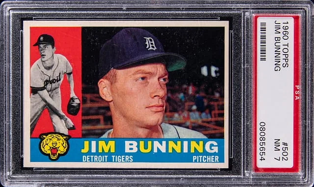 1960 Topps Jim Bunning #502 card image