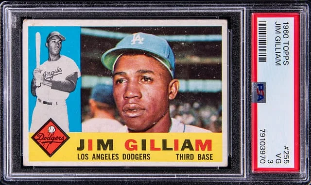 1960 Topps Jim Gilliam #255 card image