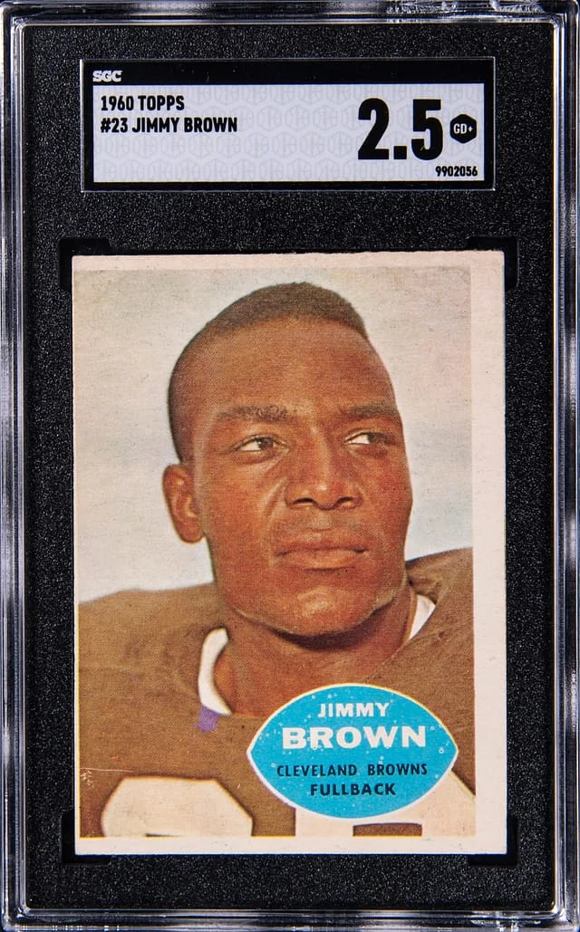1960 Topps Jimmy Brown #23 card image