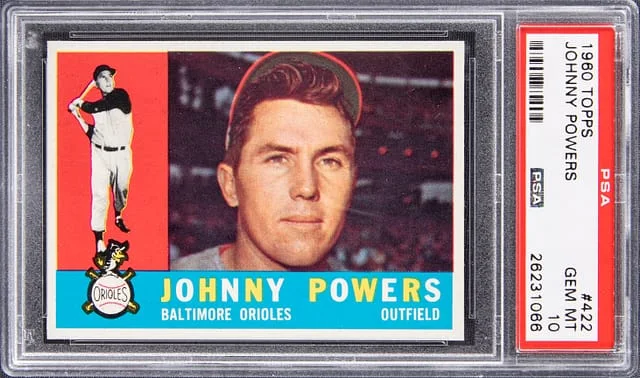 1960 Topps Johnny Powers #422 card image