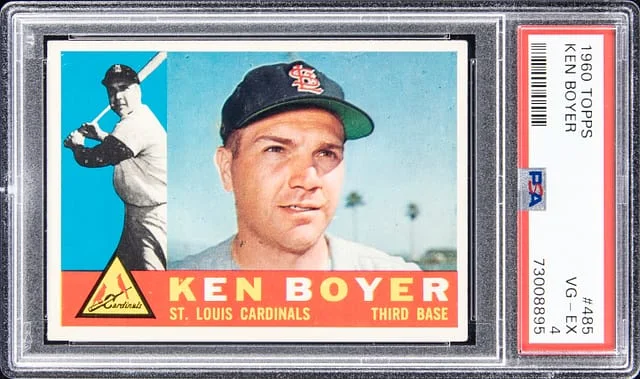 1960 Topps Ken Boyer #485 card image