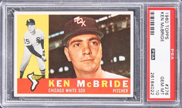 1960 Topps Ken McBride #276 card image