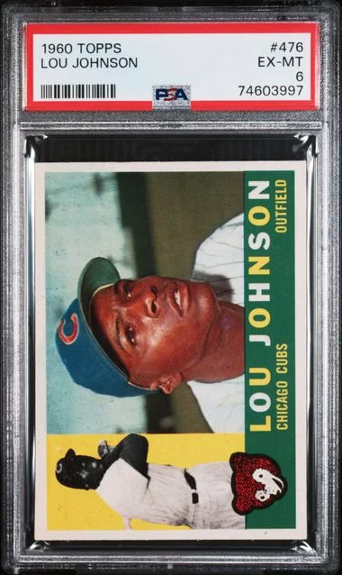 1960 Topps Lou Johnson #476 card image